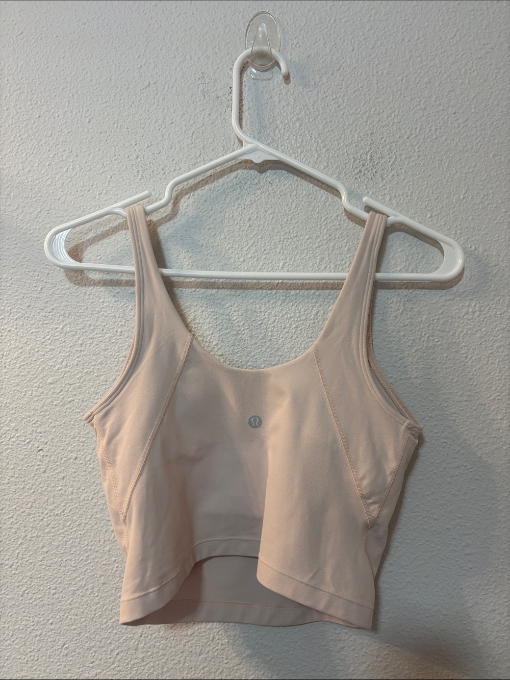 Lululemon Neutral Blush Cropped Tank Top - Picture 3 of 6